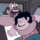 Greg Universe giving Steven a noogie.